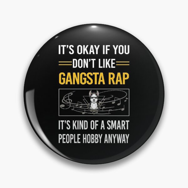 Item preview, Funny Smart People Gangsta Rap Rapping Rapper designed and sold by fatherbarliman.