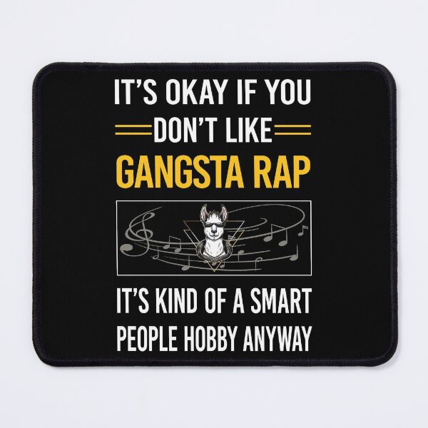 Item preview, Funny Smart People Gangsta Rap Rapping Rapper designed and sold by fatherbarliman.