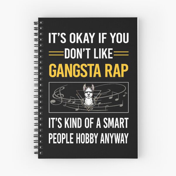 Item preview, Funny Smart People Gangsta Rap Rapping Rapper designed and sold by fatherbarliman.