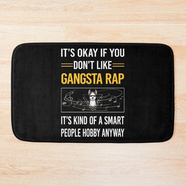 Item preview, Funny Smart People Gangsta Rap Rapping Rapper designed and sold by fatherbarliman.