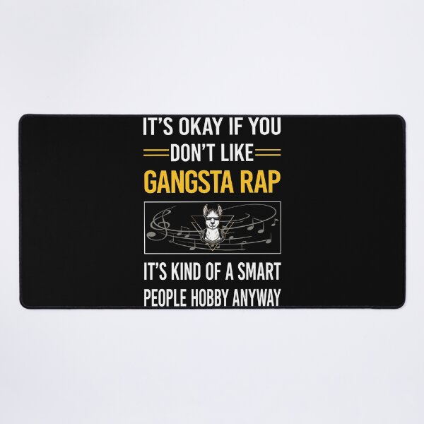 Item preview, Funny Smart People Gangsta Rap Rapping Rapper designed and sold by fatherbarliman.