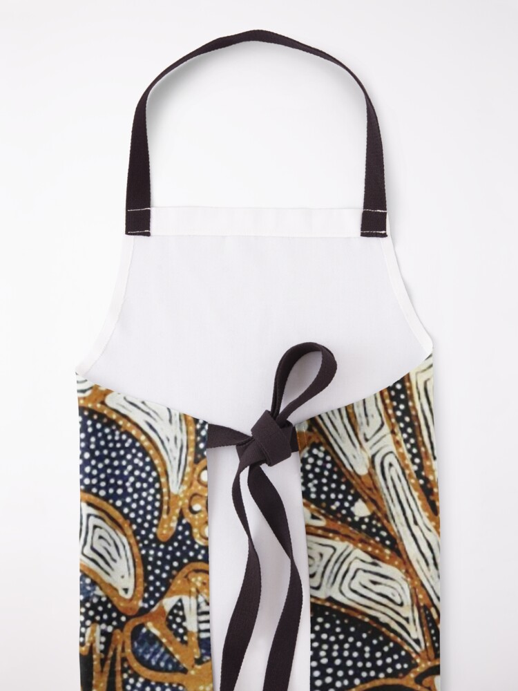 Alternate view of Vintage Indonesian Batik Peacock Print Apron