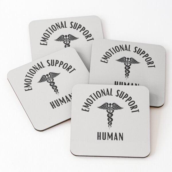 Aperçu de l'œuvre Soutien émotionnel Human Do Not Pet - Cadeau idéal pour les amoureux des chiens - Service Dog Love Humour créée et vendue par StarByAsem.