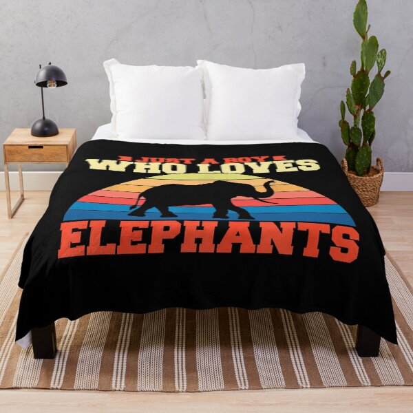 Item preview, Just a boy who loves elephants designed and sold by spherevilla.