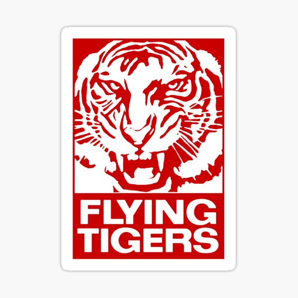 Flying Tiger Stickers for Sale