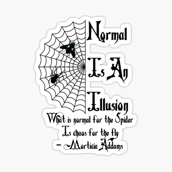 The Illusion of Normal Sticker
