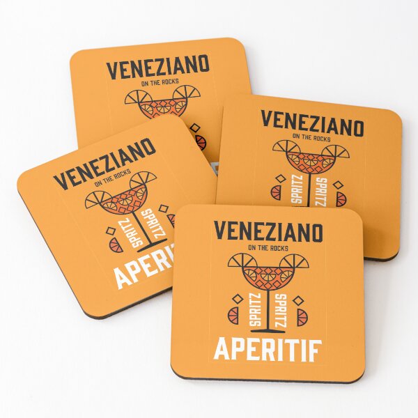 Artikelvorschau, Aperitif Veneziano Spritz | Klassische Retro-Vintage-Cocktails | Spitzer | Aperitif | Bar-Kunstgeschenke entworfen und verkauft von planetmarsstore.