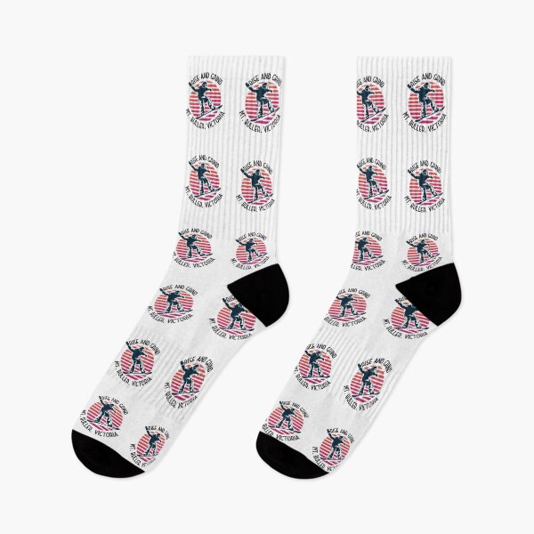 Item preview, Rise and Grind Mt Buller, Victoria - snowboarder design designed and sold by HROC.