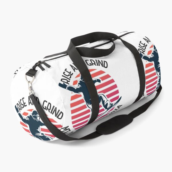 Item preview, Rise and Grind Mt Buller, Victoria - snowboarder design designed and sold by HROC.