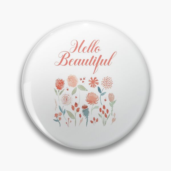 Artikelvorschau, Cute Greeting Card - Hello Beautiful entworfen und verkauft von DitaNadiaStore.