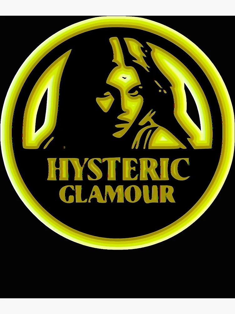 hysteric glamour logo with girl and text Classic T-Shirt | Poster