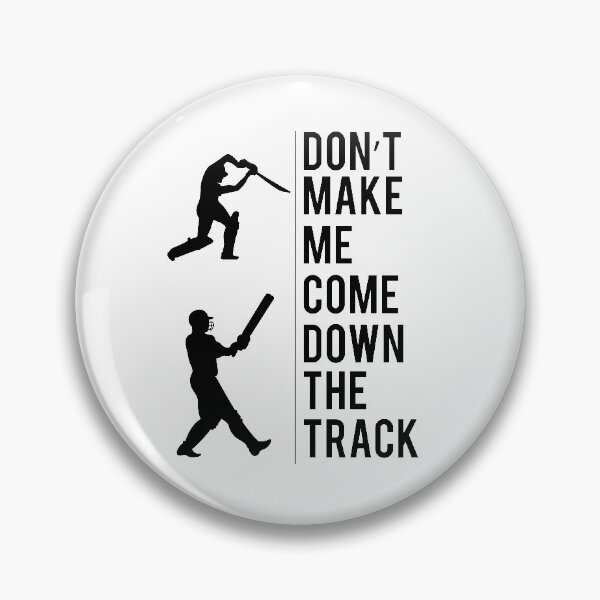 Item preview, Down the track cricket designed and sold by Cricketopia.