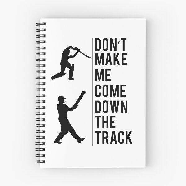 Item preview, Down the track cricket designed and sold by Cricketopia.
