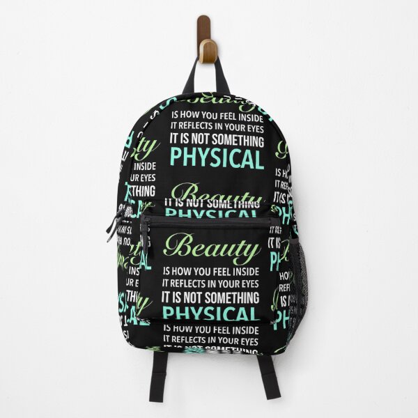 Item preview, Beauty is how you feel inside, it reflects in your eyes. It is not something physical. - Love Romantic Short Quotes designed and sold by Delandor.