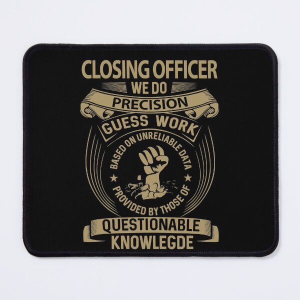 Item preview, Closing Officer T Shirt - We Do Precision Job Gift Item Tee designed and sold by paneczkopat.