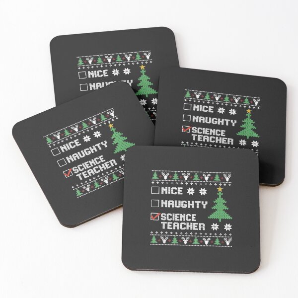 Item preview, Nice Naughty Science Teacher Ugly Christmas Sweater designed and sold by AnitaJGreenspan.