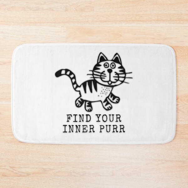 Item preview, Cat Inspirational Quote - Find your inner purr designed and sold by iamwowie.