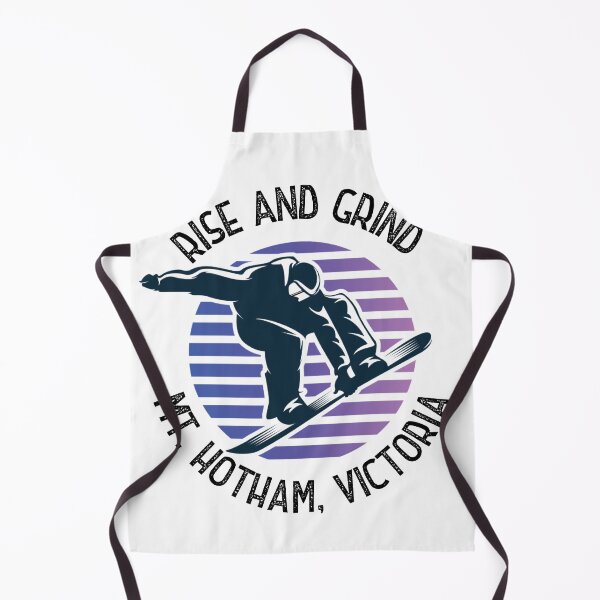 Item preview, Mount Hotham Clothing | Rise and Grind Mt Hotham, Victoria - snowboarder design designed and sold by HROC.