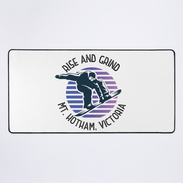 Item preview, Mount Hotham Clothing | Rise and Grind Mt Hotham, Victoria - snowboarder design designed and sold by HROC.