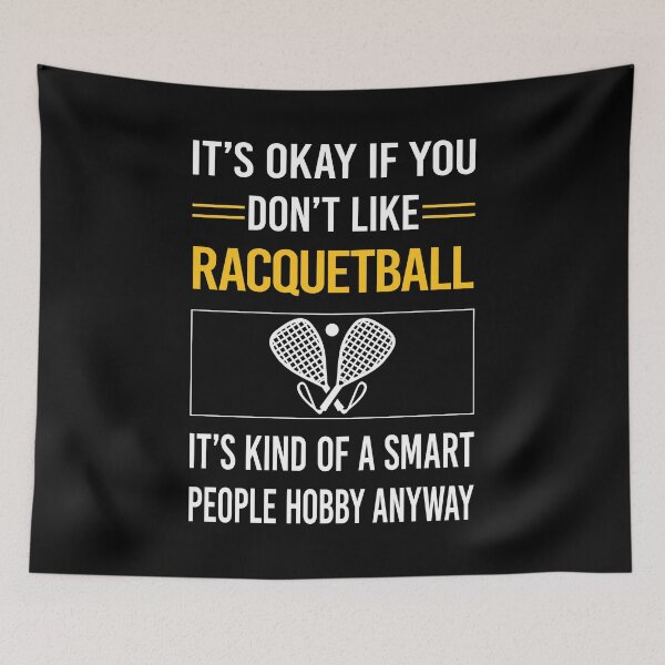 Item preview, Funny Smart People Racquetball designed and sold by RandalDavis.
