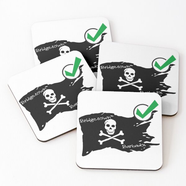 Item preview, Bandera pirata Bridgetown Barbados designed and sold by WhereIsTravis.