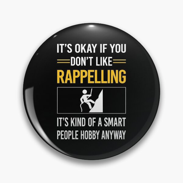 Item preview, Funny Smart People Rappelling Rappel designed and sold by RandalDavis.