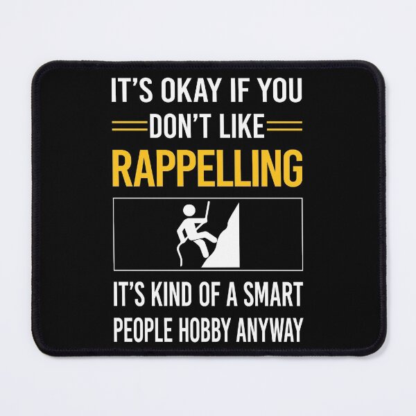 Item preview, Funny Smart People Rappelling Rappel designed and sold by RandalDavis.