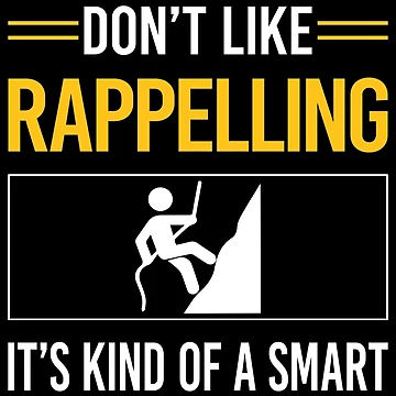 Artwork thumbnail, Funny Smart People Rappelling Rappel by RandalDavis