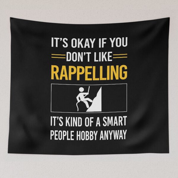 Item preview, Funny Smart People Rappelling Rappel designed and sold by RandalDavis.