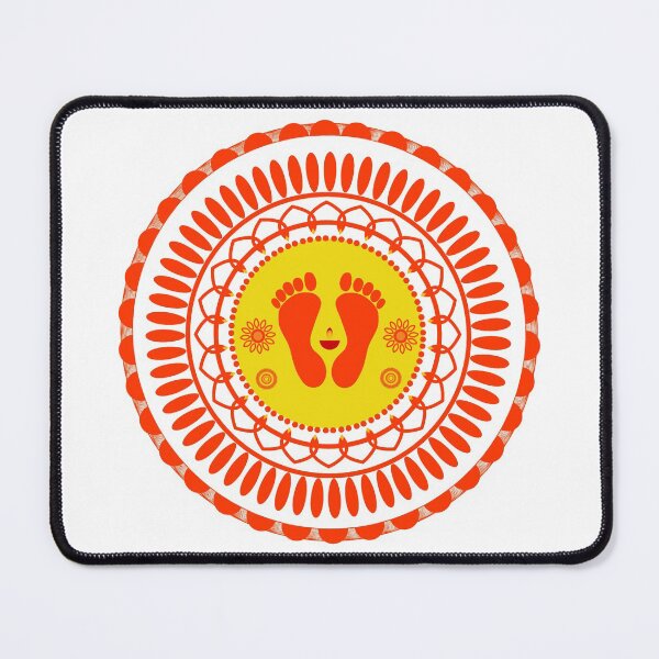 Item preview, Lord Lakshmi footprint vector, lord Laxmi foot graphic illustration. designed and sold by KARTICK DUTTA.