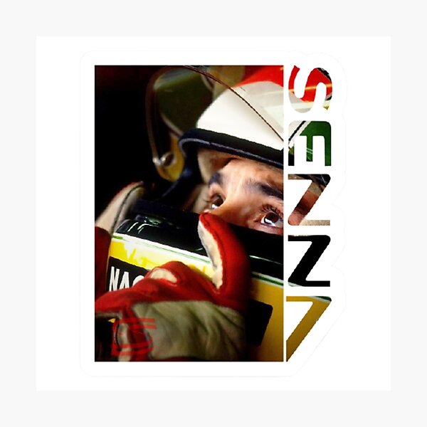 Ayrton Senna Nacional : Marchandises et vêtements - Impression photo