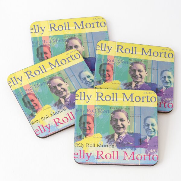 Item preview, Jelly Roll Morton portrait, famous musician, 1930s designed and sold by Mauswohn.