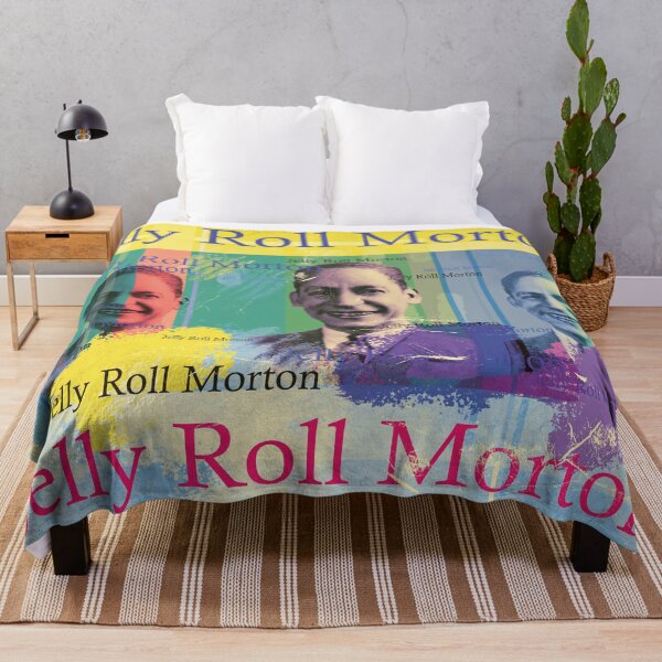 Item preview, Jelly Roll Morton portrait, famous musician, 1930s designed and sold by Mauswohn.