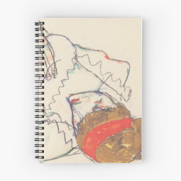 Item preview, EGON SCHIELE - Woman lying on her back 1914 designed and sold by artdesignco.