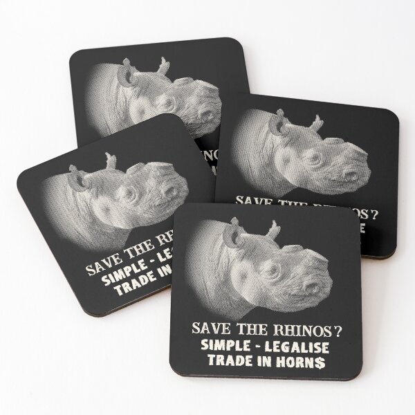 Item preview, Save Rhinos Legalise Trade in Rhino Horn designed and sold by Scotch Macaskill.