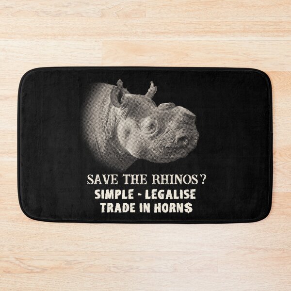 Item preview, Save Rhinos Legalise Trade in Rhino Horn designed and sold by Scotch Macaskill.