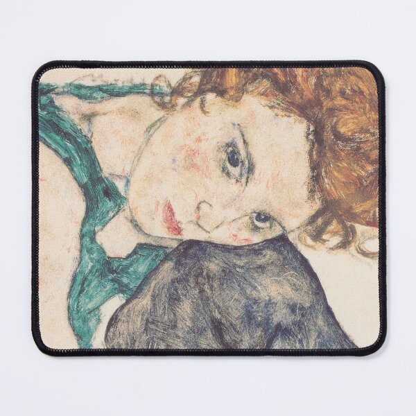 Item preview, EGON SCHIELE - Sitting woman with raised knee 1917 designed and sold by artdesignco.