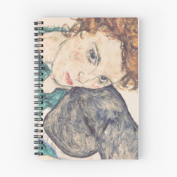 Item preview, EGON SCHIELE - Sitting woman with raised knee 1917 designed and sold by artdesignco.
