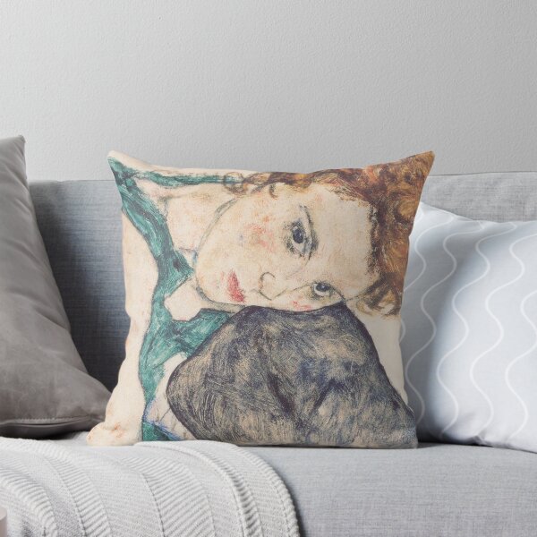 Item preview, EGON SCHIELE - Sitting woman with raised knee 1917 designed and sold by artdesignco.