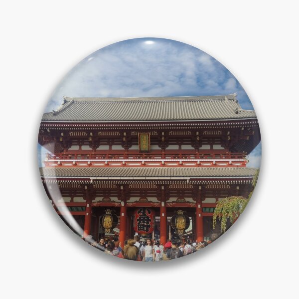 Item preview, Asakusa Sensoji Temple in Landscape | Summer Day at Asakusa, Tokyo designed and sold by manamicreates.