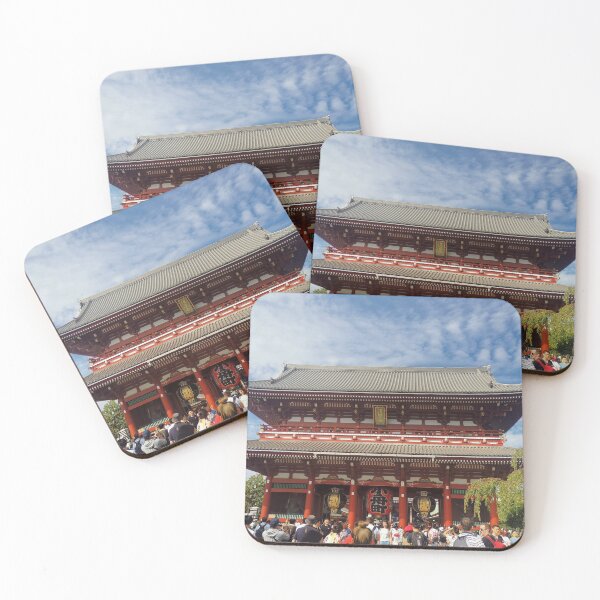 Item preview, Asakusa Sensoji Temple in Landscape | Summer Day at Asakusa, Tokyo designed and sold by manamicreates.