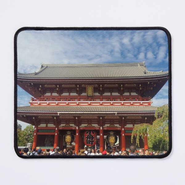 Item preview, Asakusa Sensoji Temple in Landscape | Summer Day at Asakusa, Tokyo designed and sold by manamicreates.