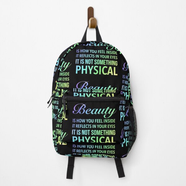 Item preview, Beauty is how you feel inside, it reflects in your eyes. It is not something physical. - Love Advantage Quotes designed and sold by Delandor.