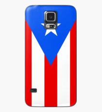 Puerto Rico Flag Banner Case/Skin for Samsung Galaxy