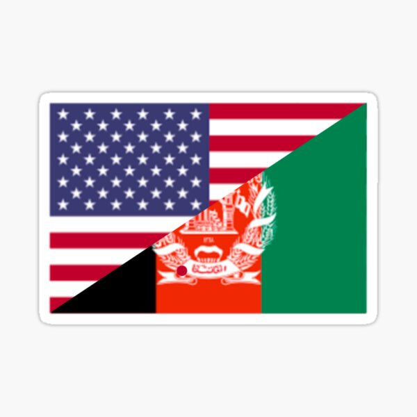 Sticker: Afghanische Flagge