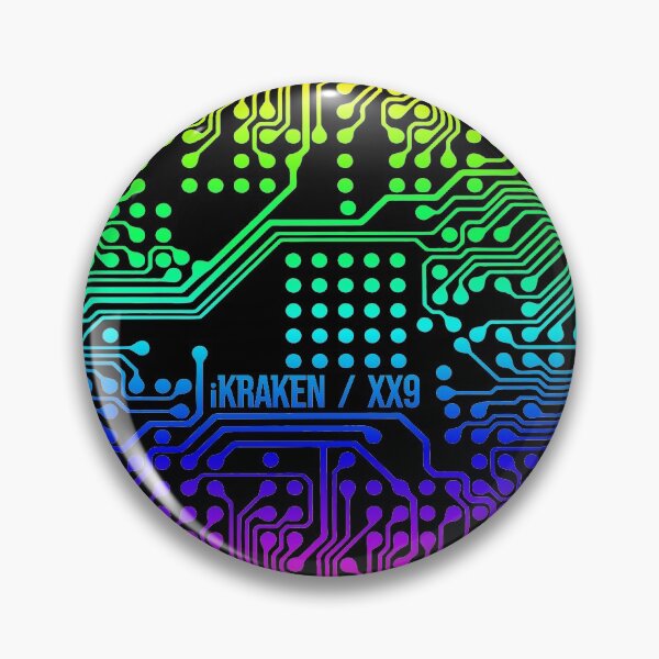 Item preview, Electronic circuit motherboard fluorescent RGB edition designed and sold by angelisart.