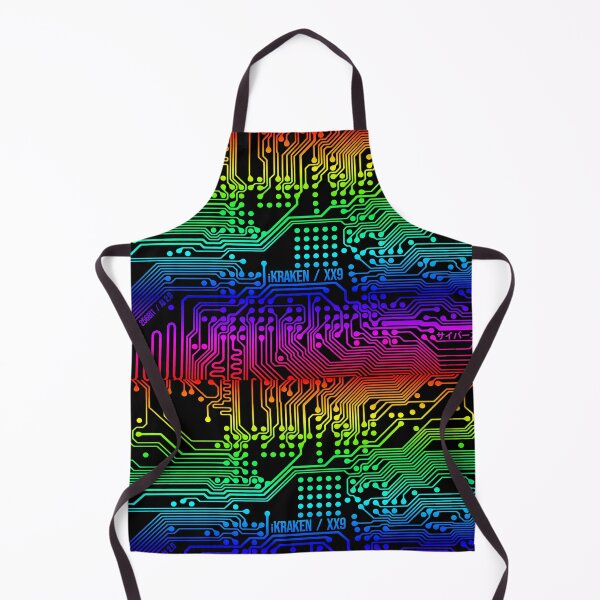 Item preview, Electronic circuit motherboard fluorescent RGB edition designed and sold by angelisart.