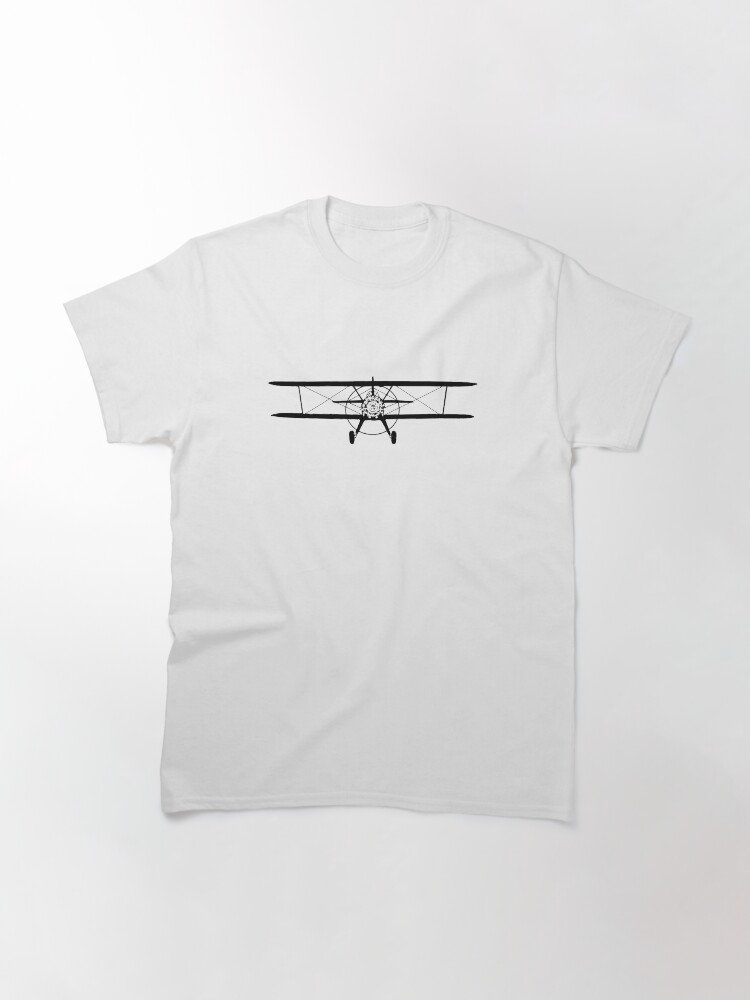 Alternate view of Stearman Biplane Head-On Classic T-Shirt