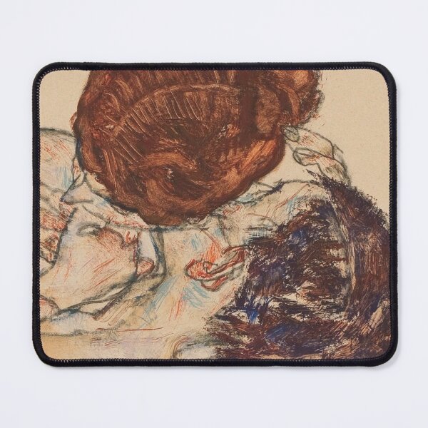 Item preview, EGON SCHIELE Man and woman hug 1917 designed and sold by artdesignco.