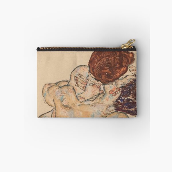 Item preview, EGON SCHIELE Man and woman hug 1917 designed and sold by artdesignco.